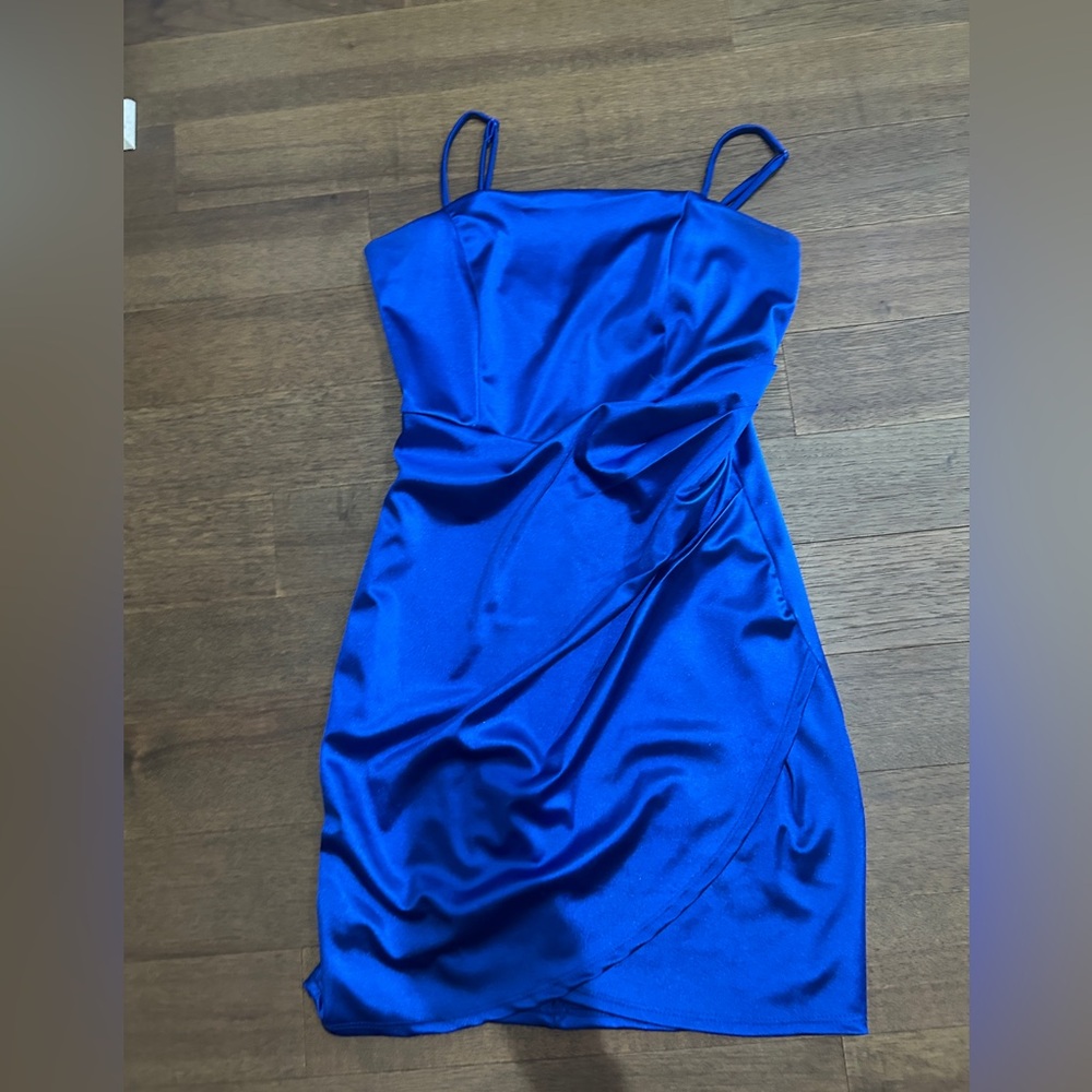 Blue Mini Dress, size M, Dillard’s: Honey and Rosie